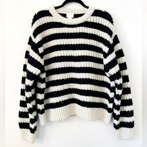 H&M STRIPED SWEATER